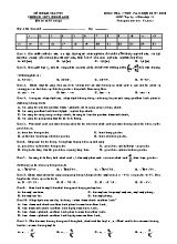 Đề kiểm tra 1 tiết môn Vật lý Lớp 11 - Mã đề 690 - Năm học 2019-2020 - Trường THPT Đông Anh